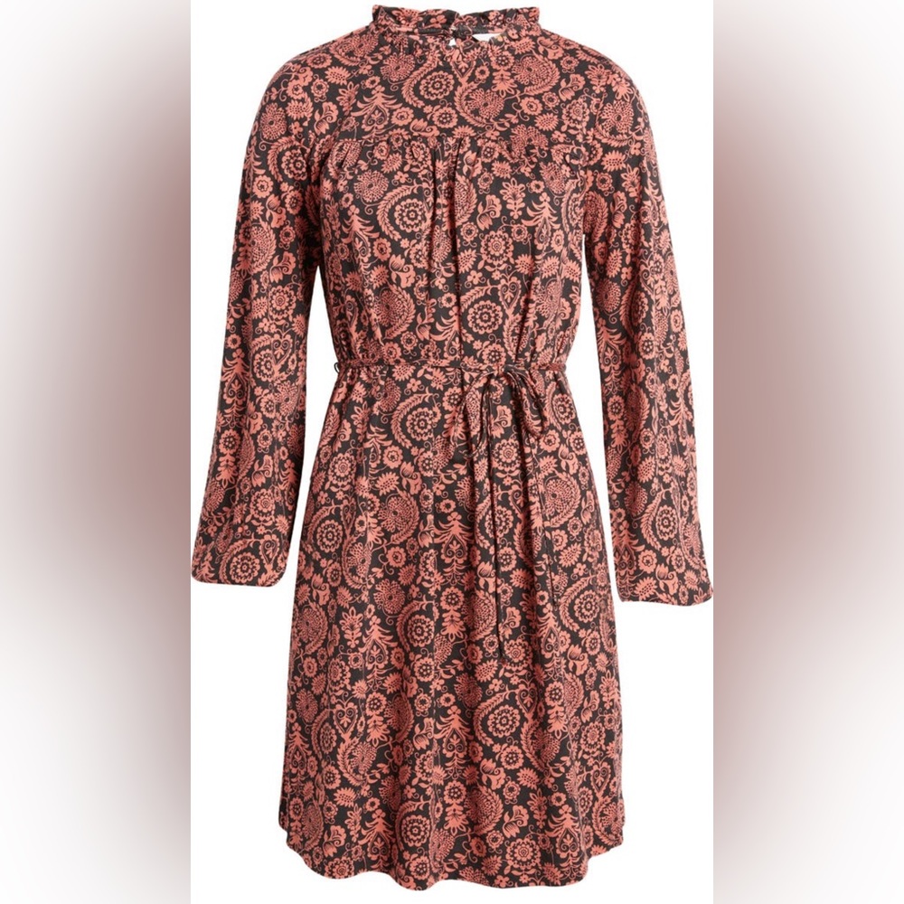 Boden Paisley long sleeve dress (Sz Med)